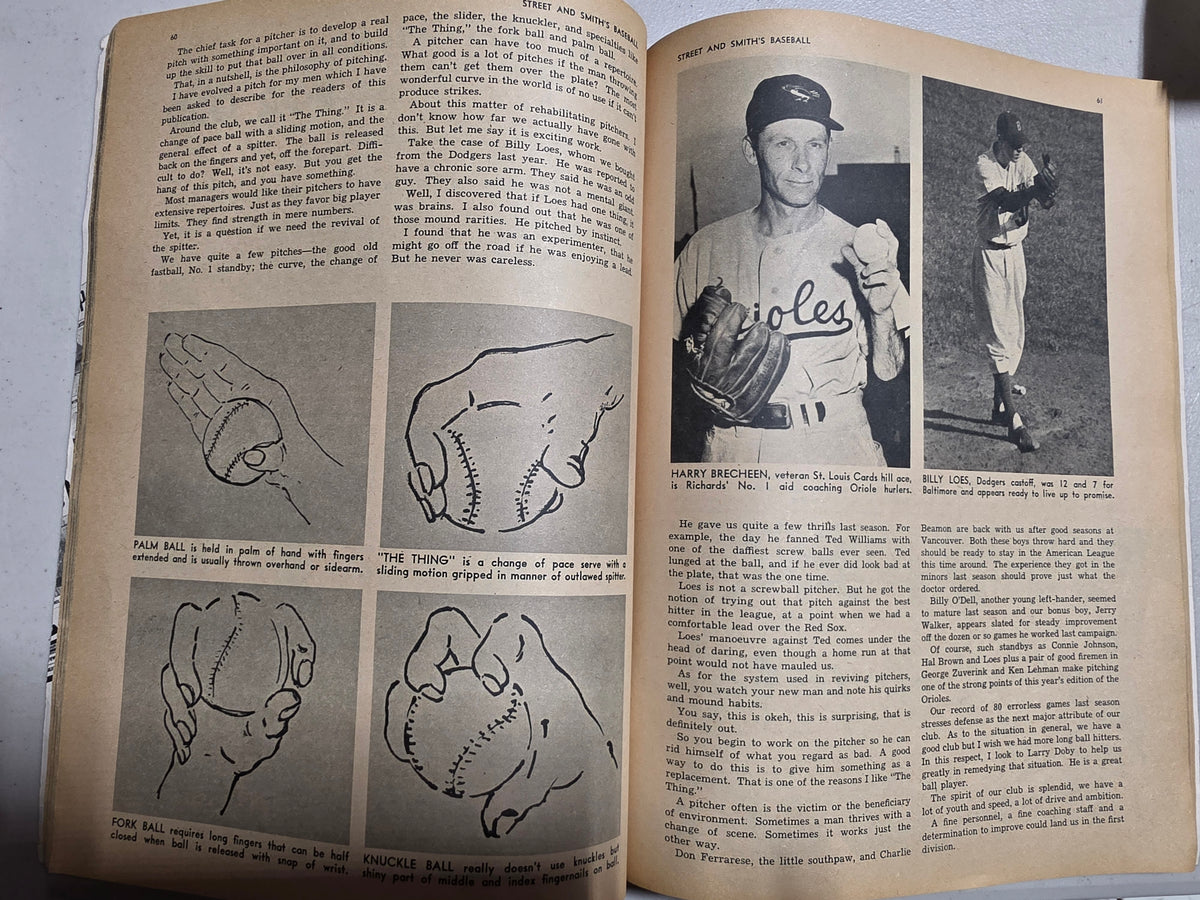Street and Smith's Official Yearbook 1958 Baseball
