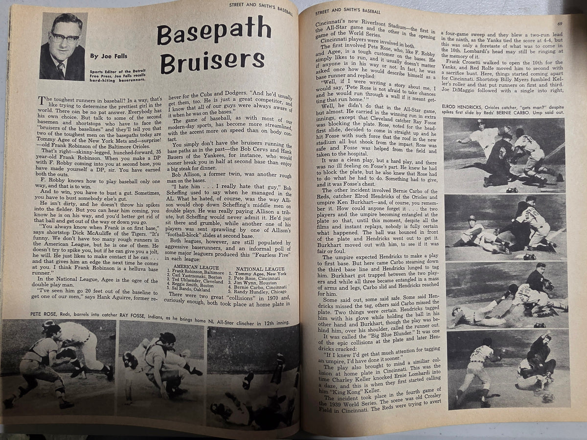 Street and Smith's Official Yearbook 1971 Baseball