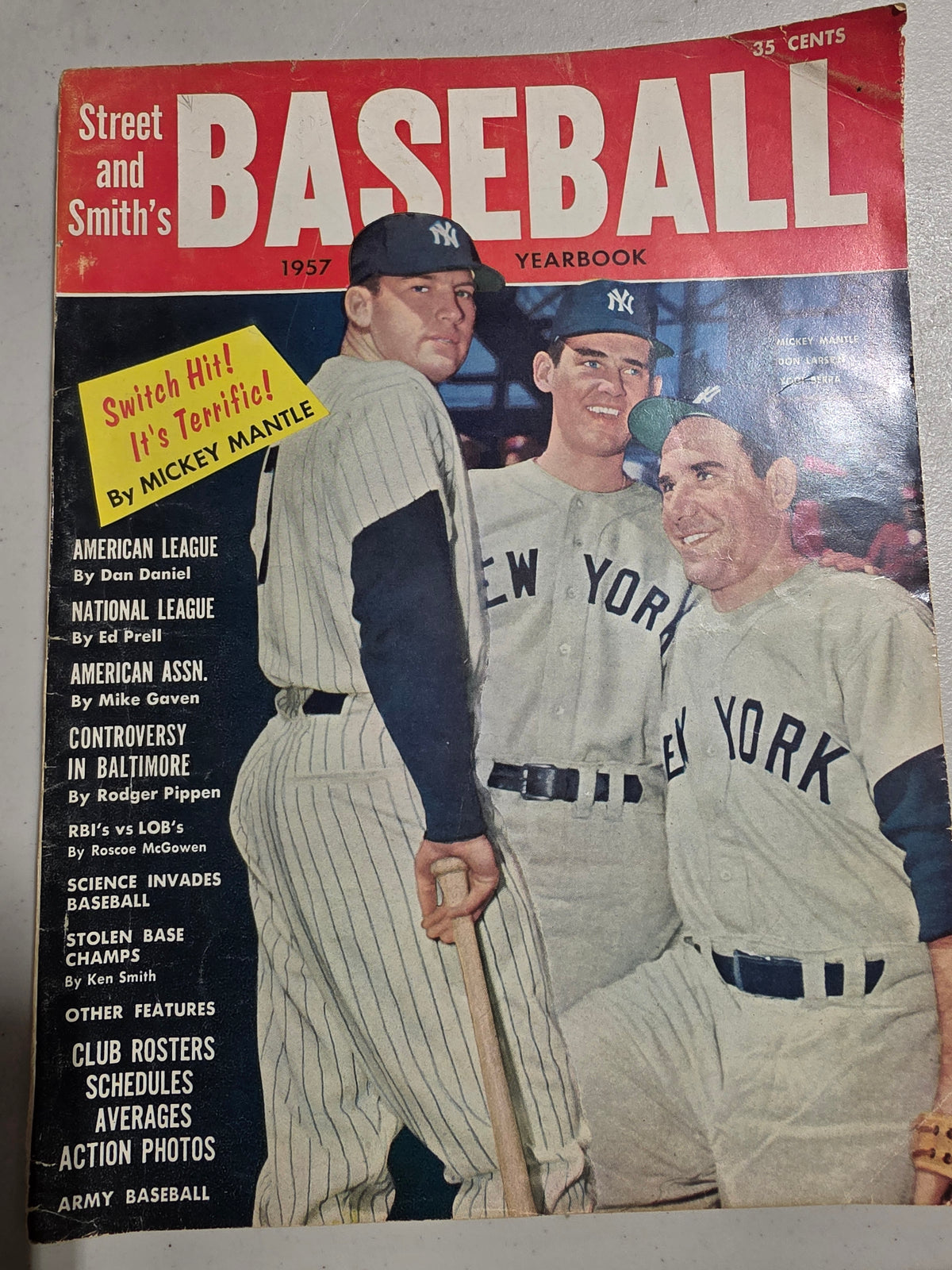 Street and Smith's Official Yearbook 1957 Baseball