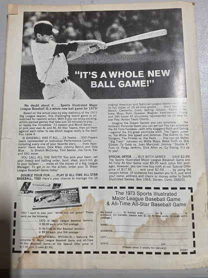 Street and Smith's Official Yearbook 1973 Baseball
