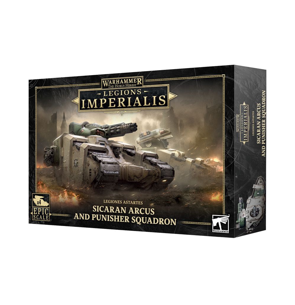The Horus Heresy: Legions Imperialis Legiones Astartes Sicaran Arcus and Punisher Squadron