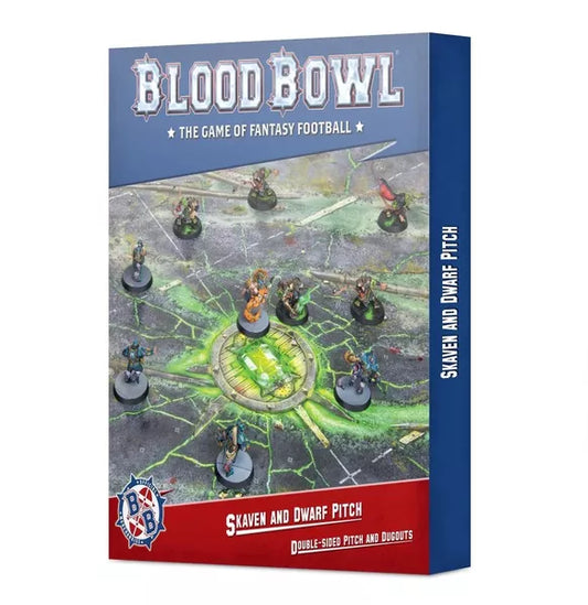 Blood Bowl: Skaven and Dwarf Pitch & Dugout Set