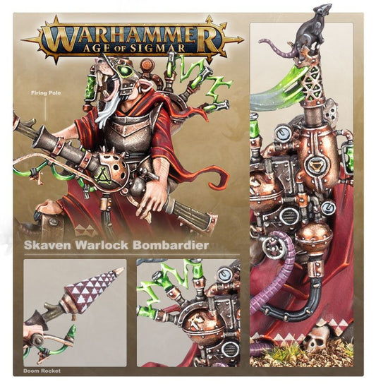 Age of Sigmar: Skaven Warlock Bombardier