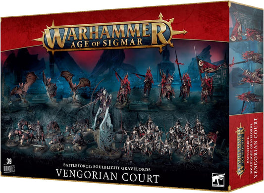 Warhammer Age of Sigmar game box soulblight gravelords vengorian court