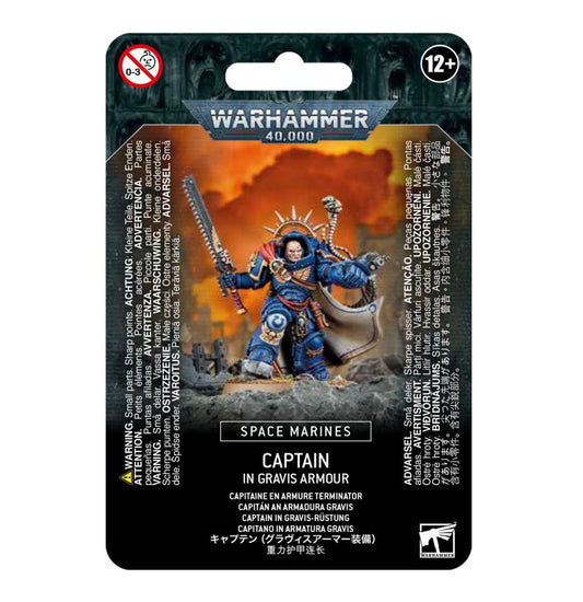 Warhammer 40k: Space Marines Captain in Gravis Armour