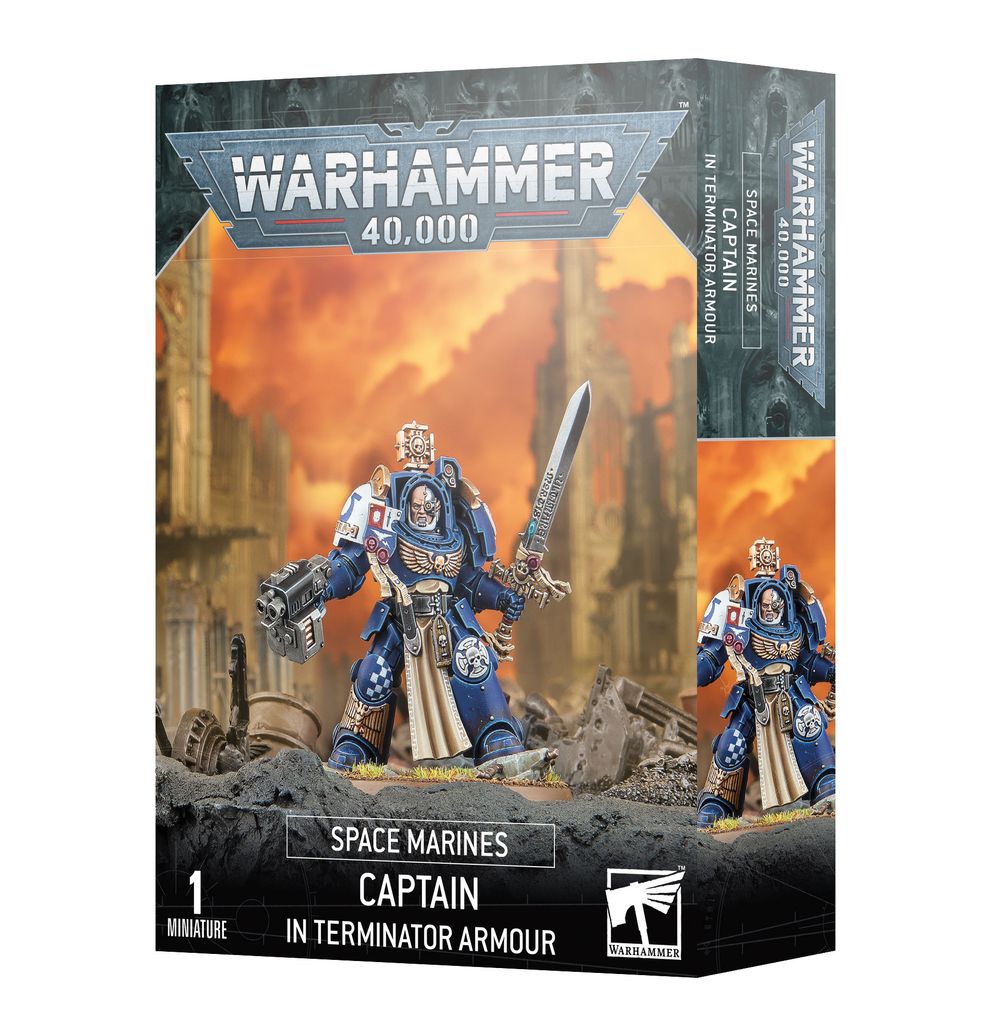 space marine captain in terminator armour