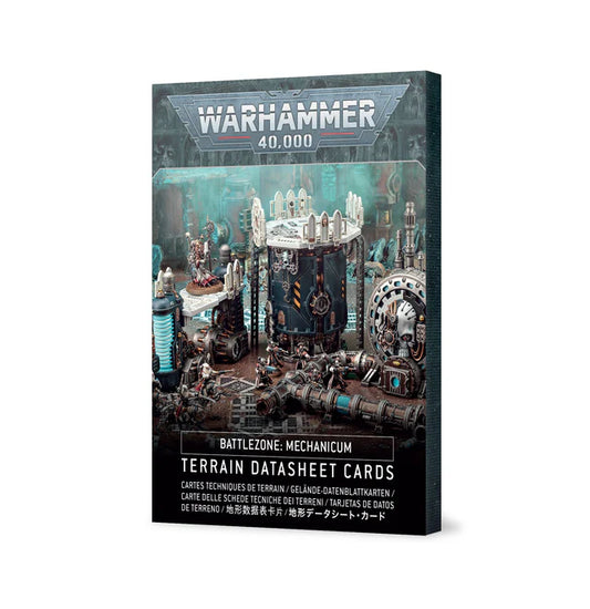 Warhammer 40k: Battlezone Mechanicum Terrain Datasheet Cards