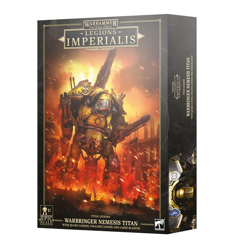 Legions Imperialis: Warbringer Nemesis Titan with Quake Cannon, Volcano Cannon and Laser Blaster