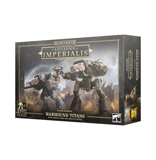 The Horus Heresy: Legions Imperialis Titan Legions Warhound Titans with Ursus Claws and Melta Lances